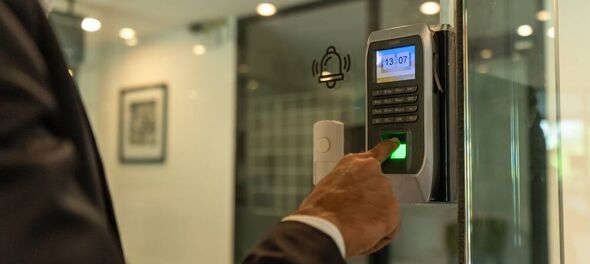 Registro de jornada con huella