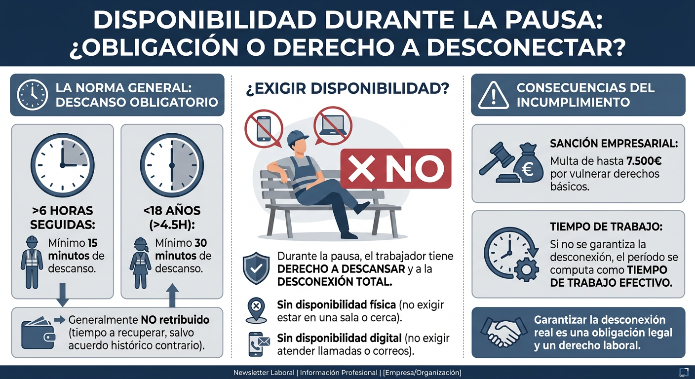 Disponibles durante la pausa (Infografía)
