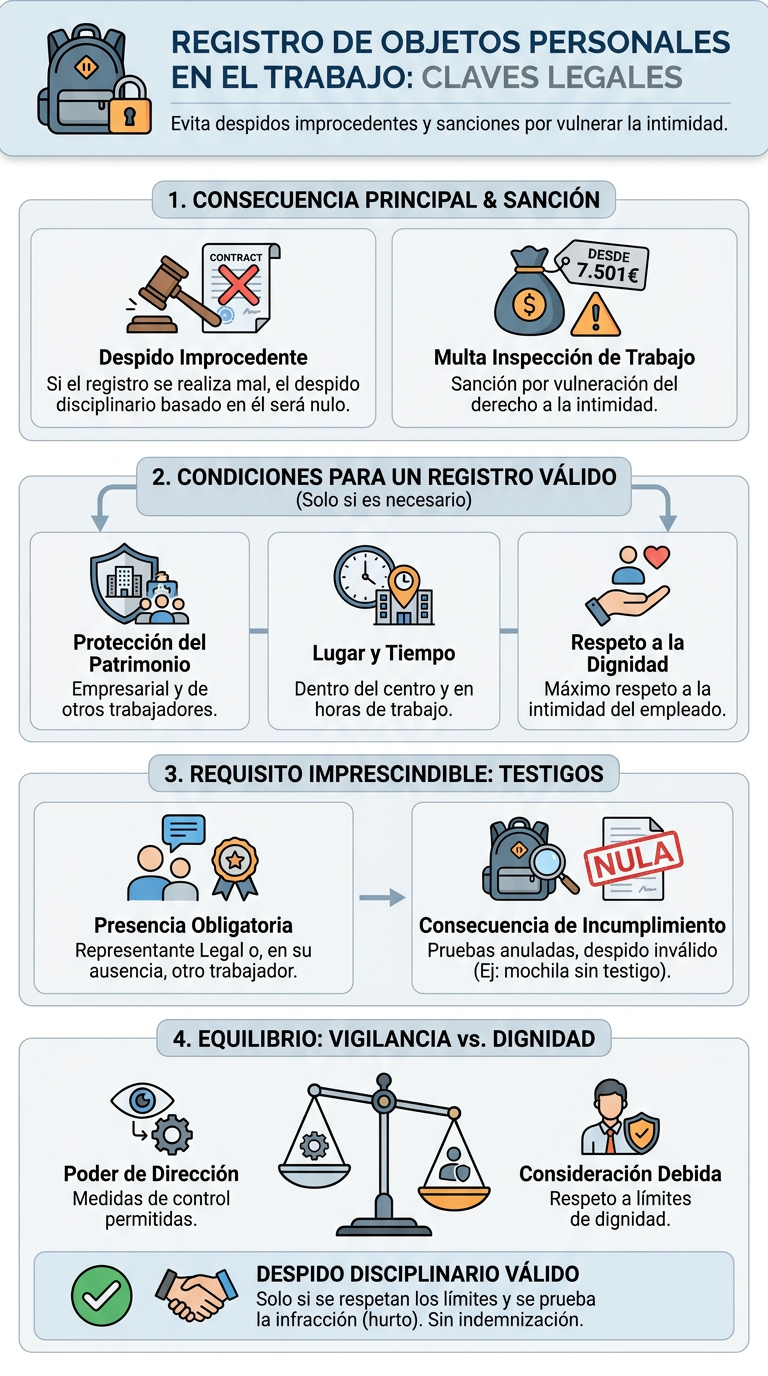 Registro de objetos personales (Infografía)